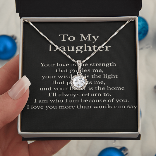 To My Daughter – Eternal Hope Necklace Gift | Sentimental Gift From Mom