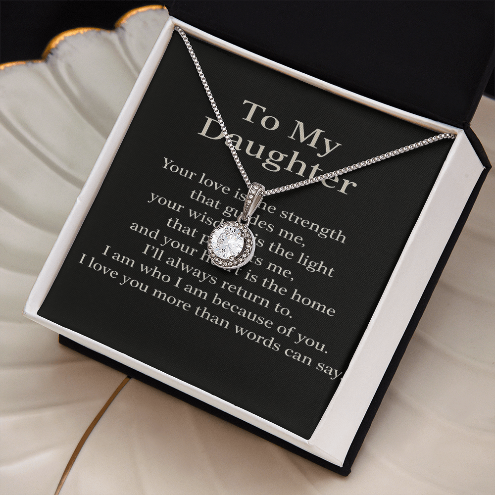 To My Daughter – Eternal Hope Necklace Gift | Sentimental Gift From Mom