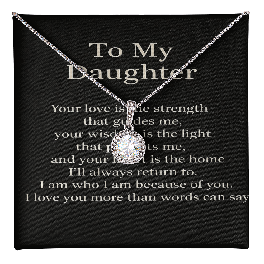 To My Daughter – Eternal Hope Necklace Gift | Sentimental Gift From Mom