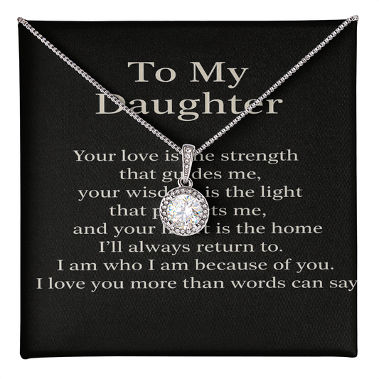 To My Daughter – Eternal Hope Necklace Gift | Sentimental Gift From Mom