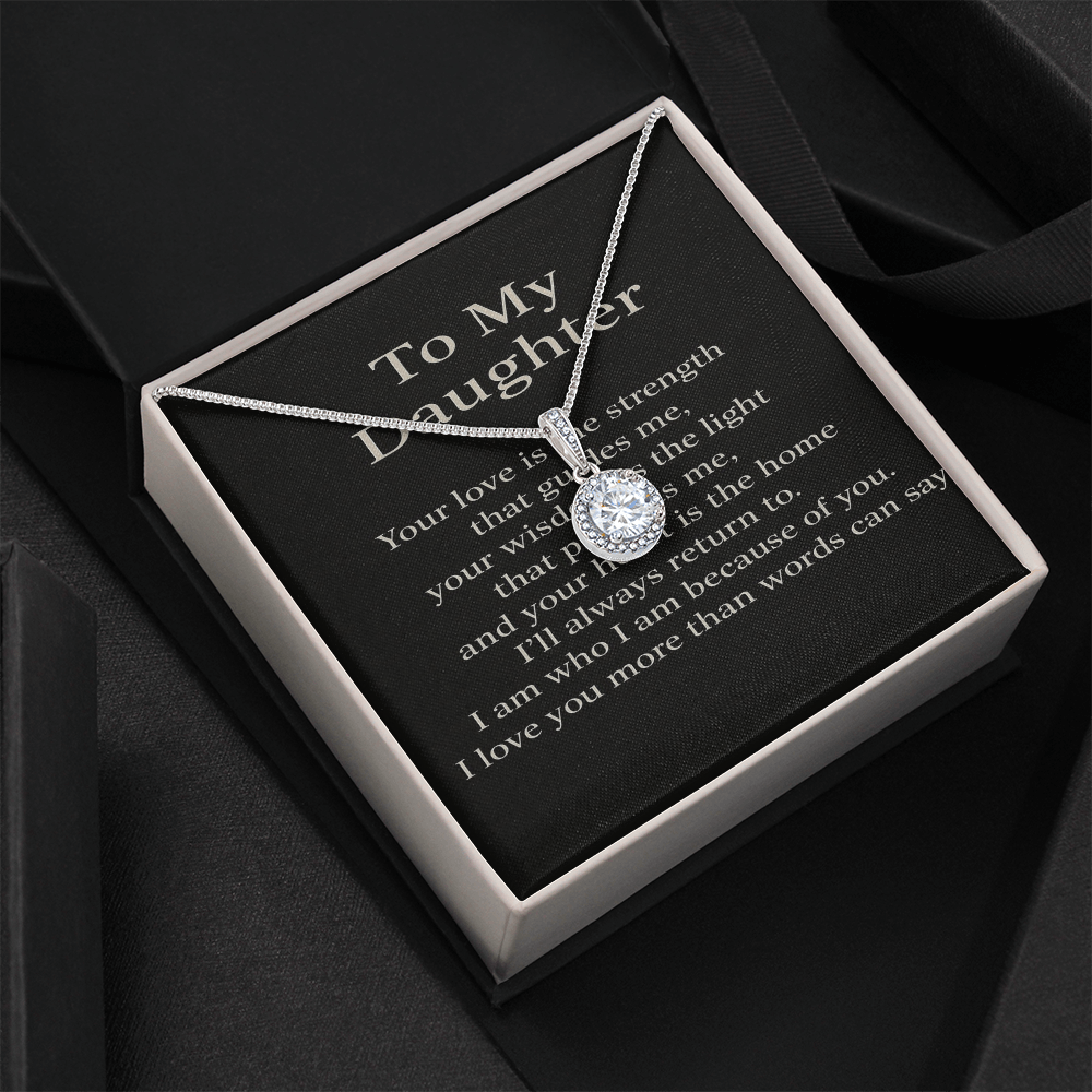 To My Daughter – Eternal Hope Necklace Gift | Sentimental Gift From Mom