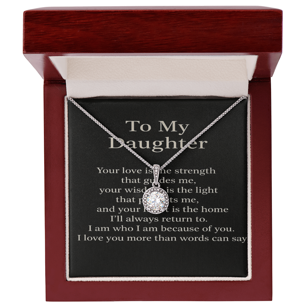 To My Daughter – Eternal Hope Necklace Gift | Sentimental Gift From Mom