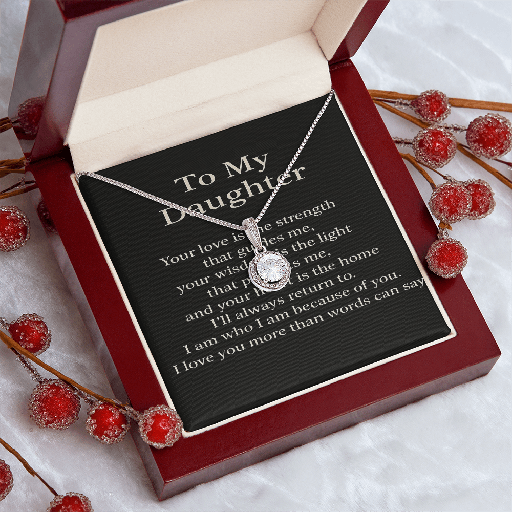 To My Daughter – Eternal Hope Necklace Gift | Sentimental Gift From Mom