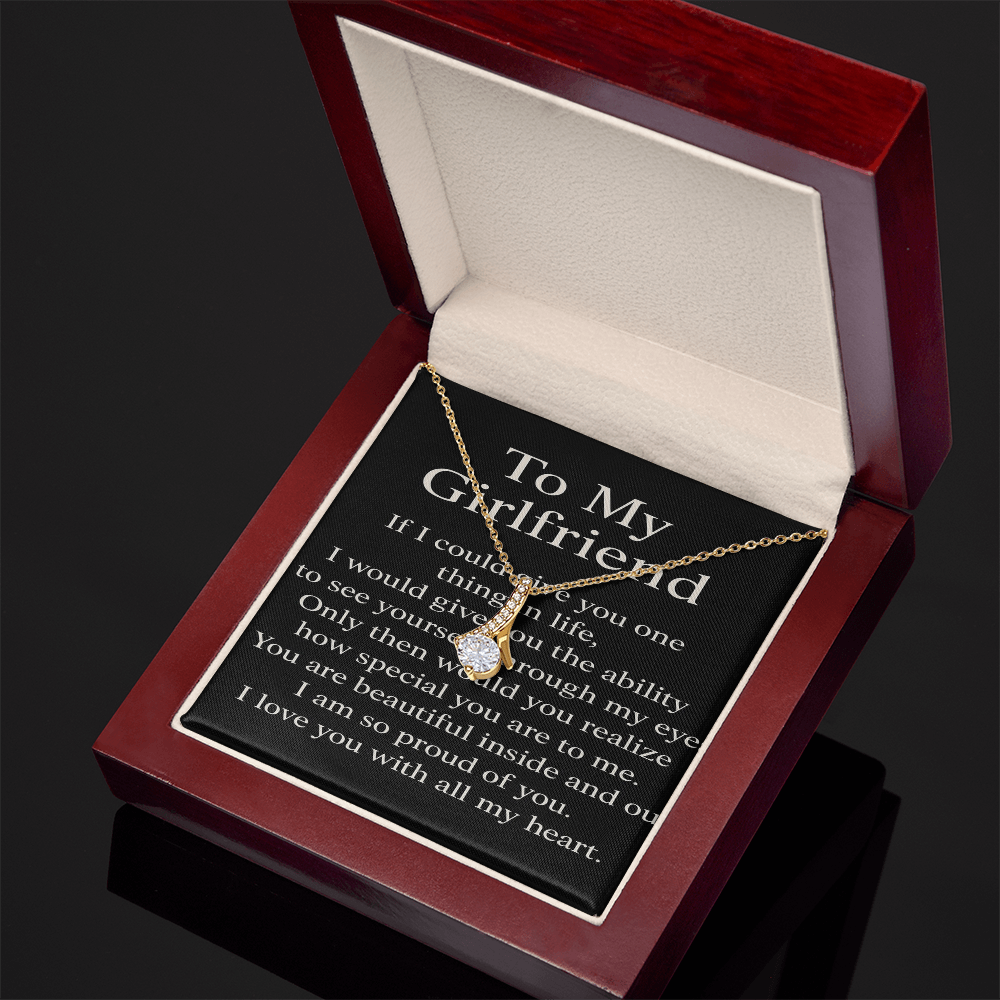 To My Girlfriend – Elegant Alluring Beauty Necklace Gift