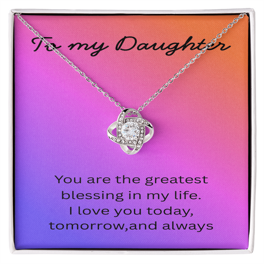 Necklace Gift for My Daughter - A Daily Reminder of My Love