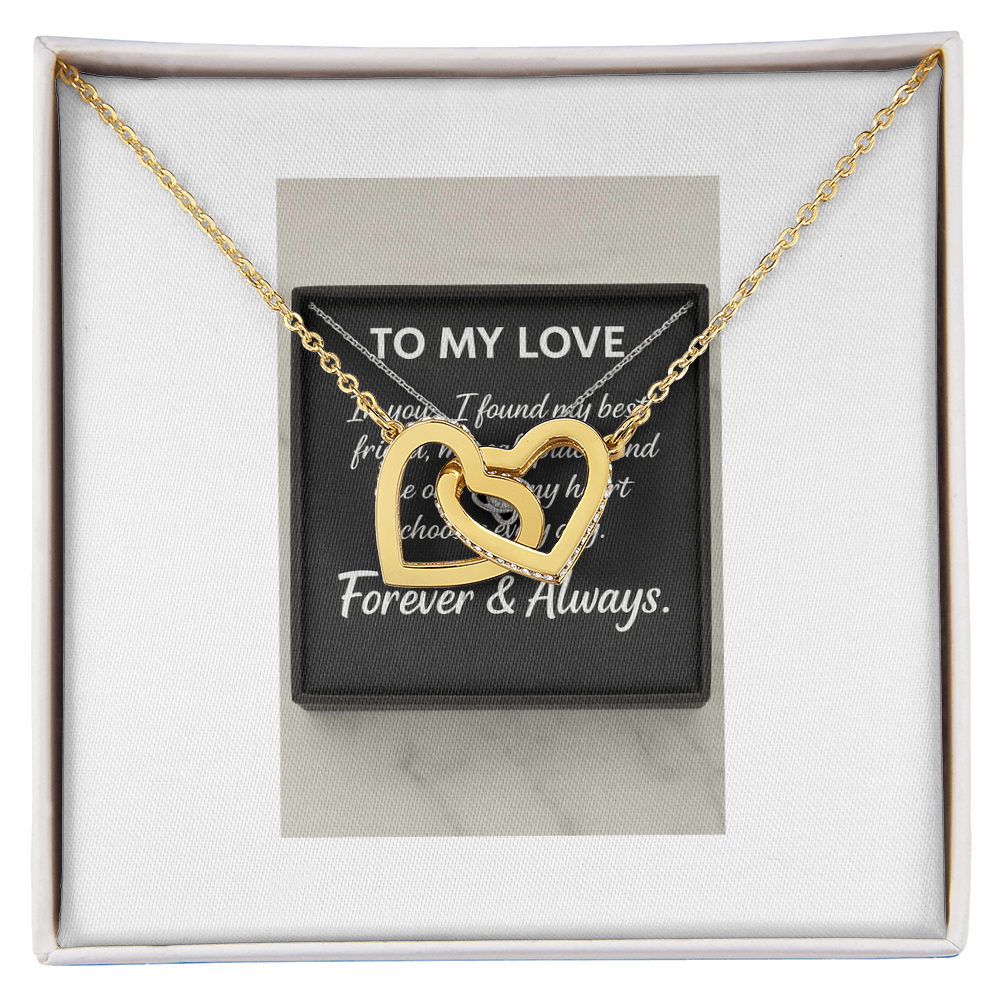 To my Love - Forever & Always Necklace Romantic Gift for Partner