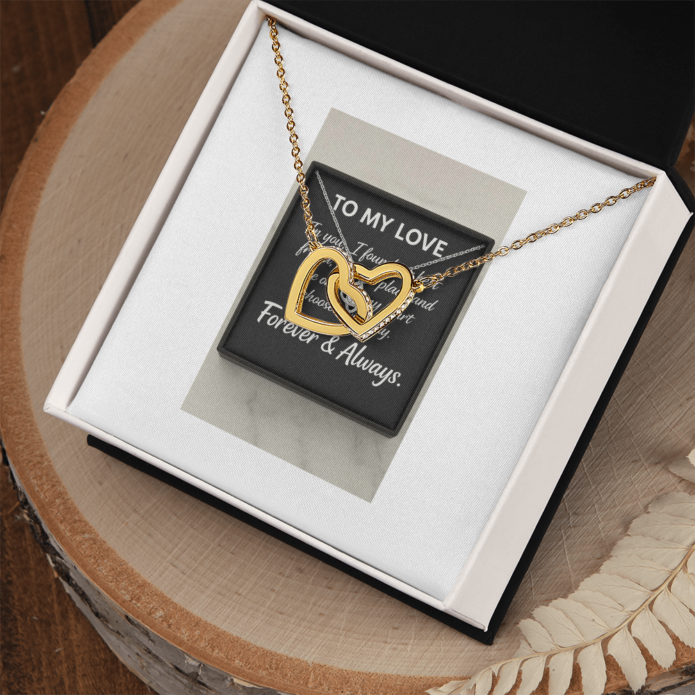 To my Love - Forever & Always Necklace Romantic Gift for Partner