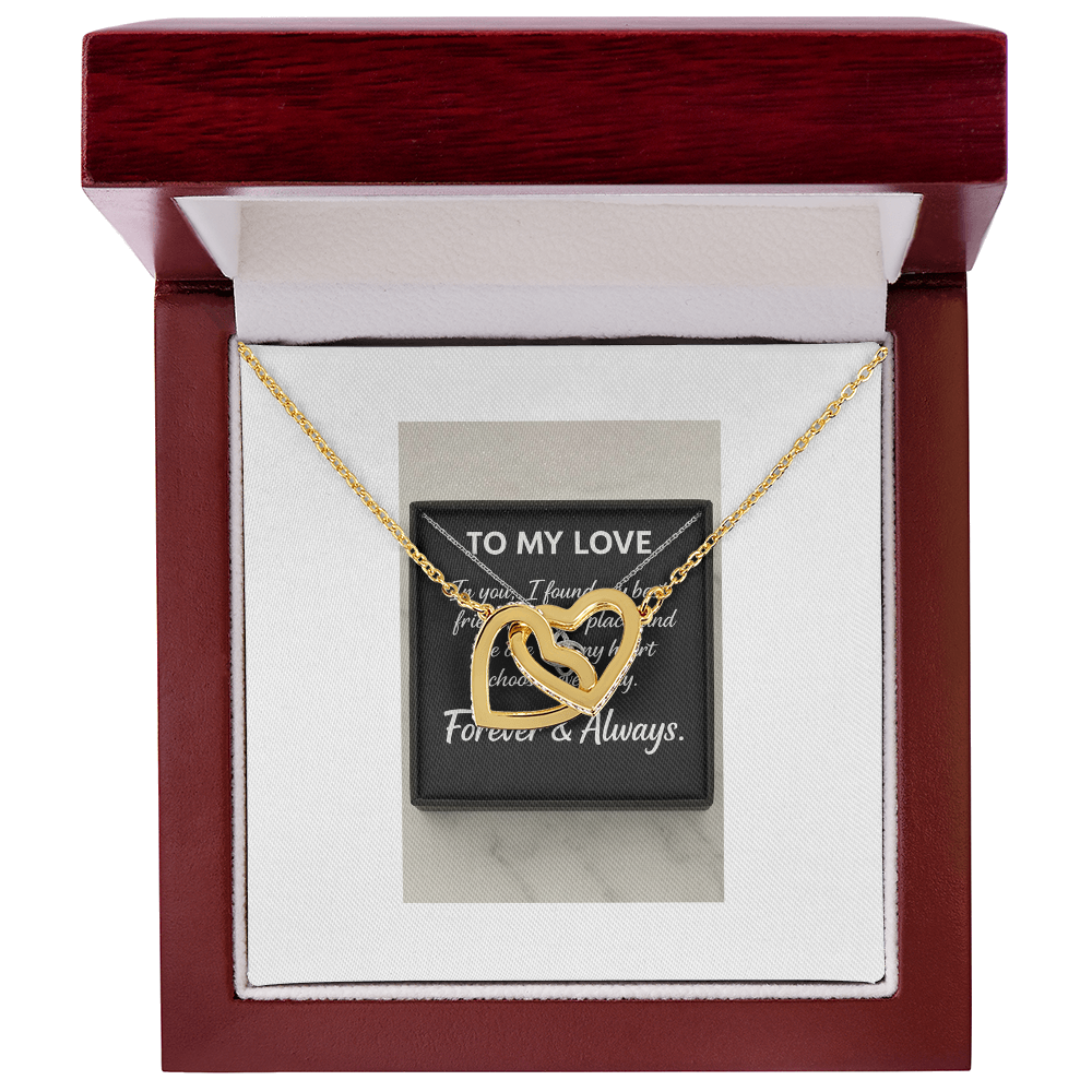 To my Love - Forever & Always Necklace Romantic Gift for Partner