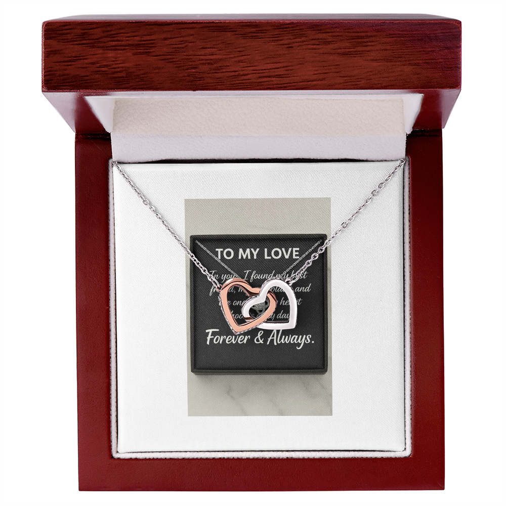 To my Love - Forever & Always Necklace Romantic Gift for Partner