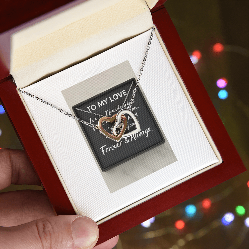 To my Love - Forever & Always Necklace Romantic Gift for Partner